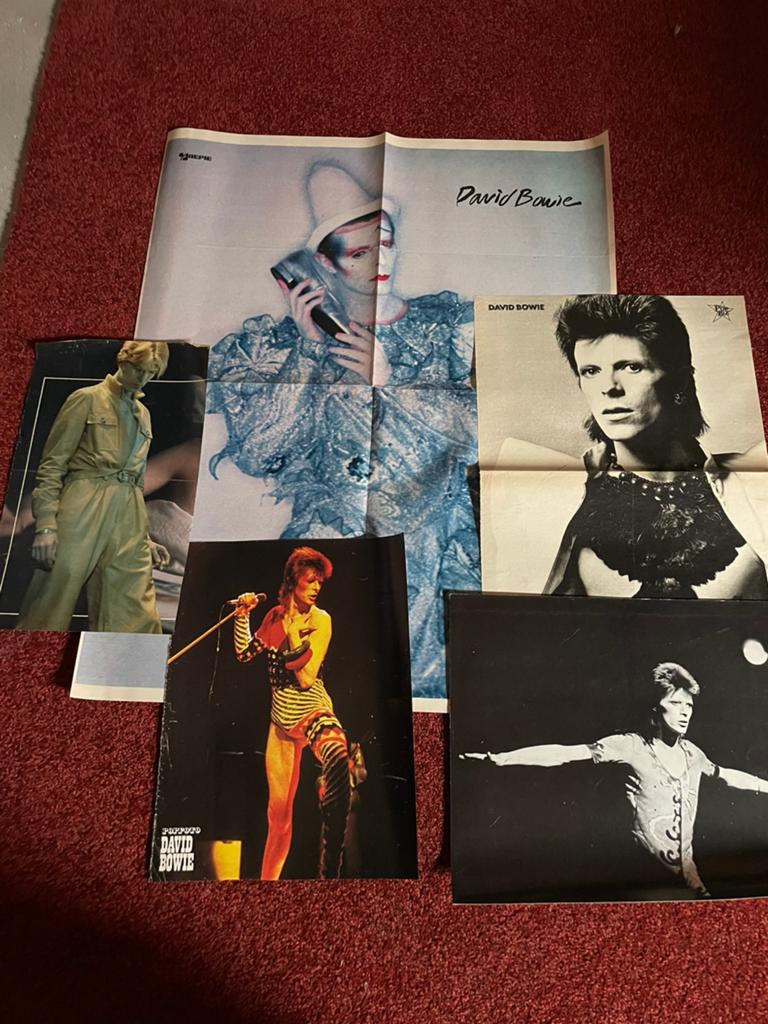 David Bowie collector spullen jaren 70/80, Verzamelen, Ophalen of Verzenden, Gebruikt, Boek, Tijdschrift of Artikel