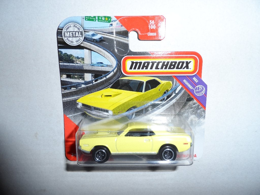 Matchbox - 1970 Plymouth Cuda - 1:64, Ophalen of Verzenden, Nieuw, Auto
