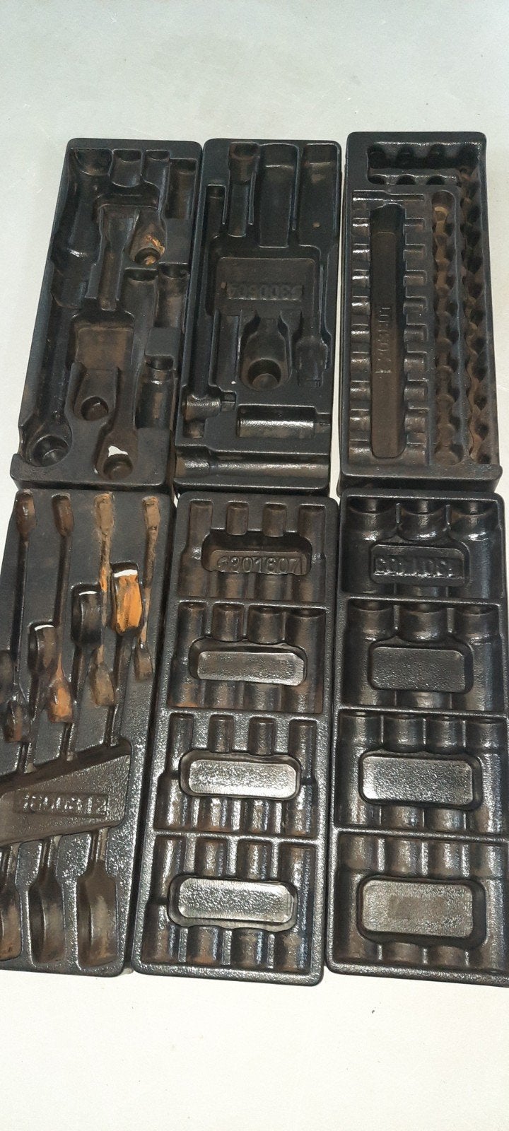 6x inlay sonic gereedschapkar, Ophalen of Verzenden, Gebruikt