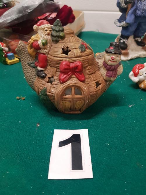 kerst decoratie keramisch (111) 5 stuks, Ophalen of Verzenden, 'T Olde Gre-j, Info@toldegrej.nl, Endepoelstraat 20f Didam