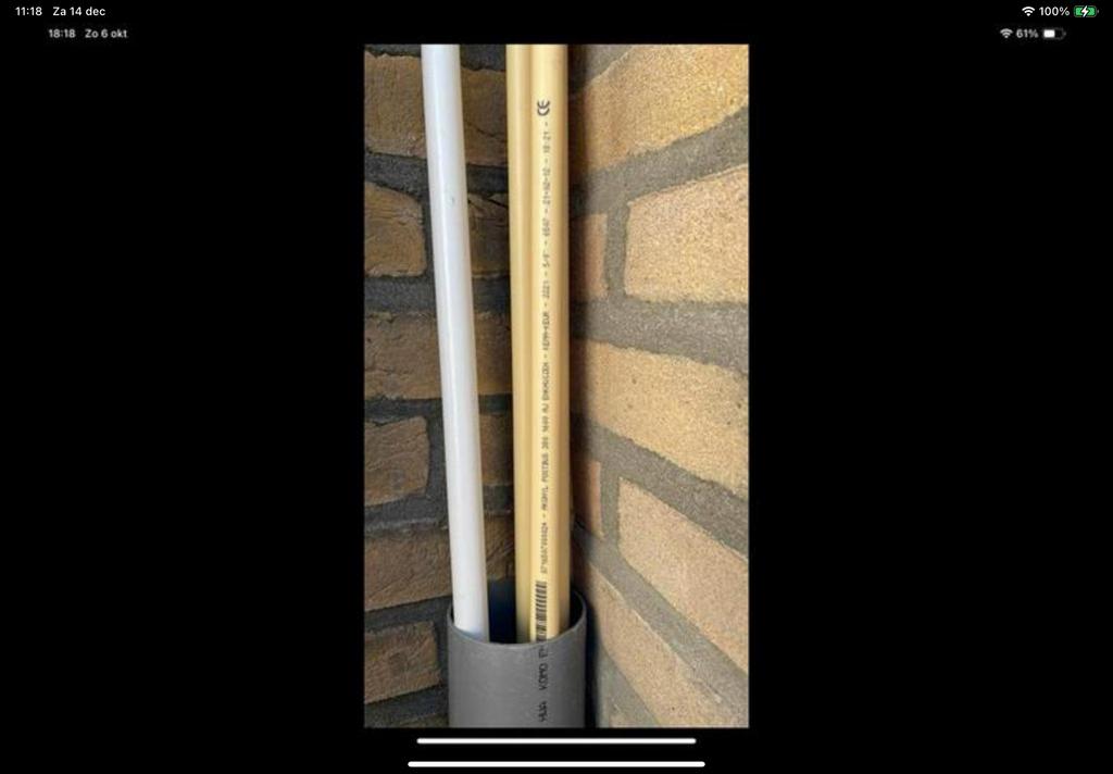 PVC pijp 134 cm (80mm) en 4 stuk dunne pijpen(210cm)nieuwe, Doe-het-zelf en Verbouw, Buizen en Afvoer, Ophalen, Pvc, Nieuw, Minder dan 2 meter
