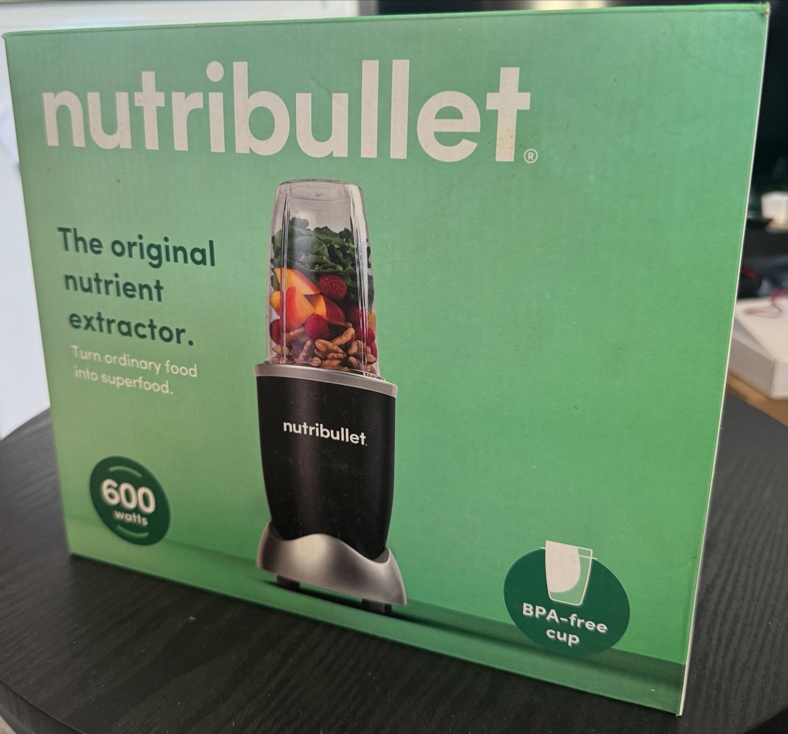 Nutribullet 600 Watt Blender - Nieuw in doos, Nieuw, Ophalen of Verzenden, Vaatwasserbestendig, Minder dan 1 liter
