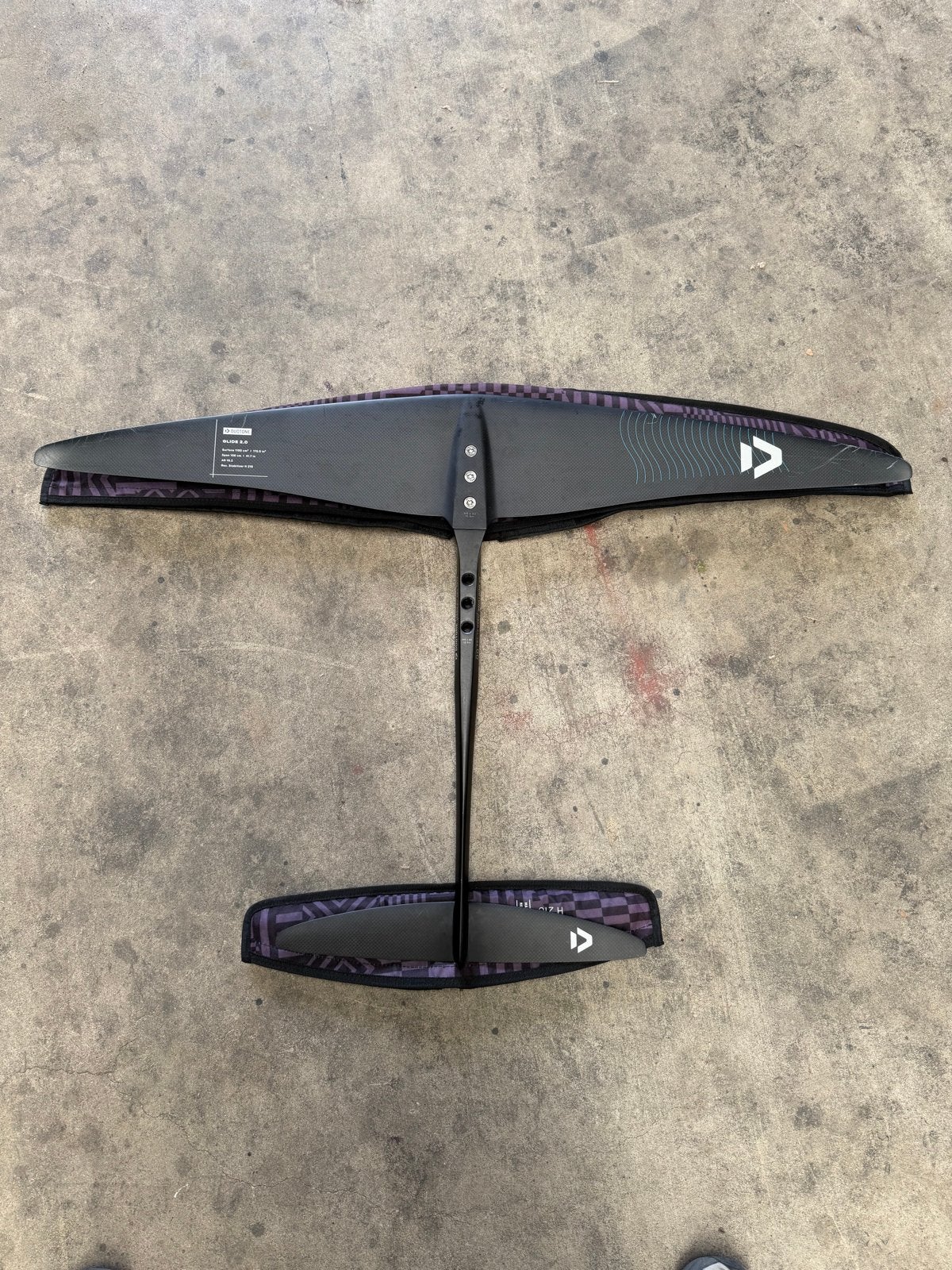 Duotone Foil Set: Glide 2.0 SLS 1100, H210 Stabilizer, Aero, Watersport en Boten, Windsurfen, Gebruikt, Ophalen of Verzenden, Geschikt voor foilen