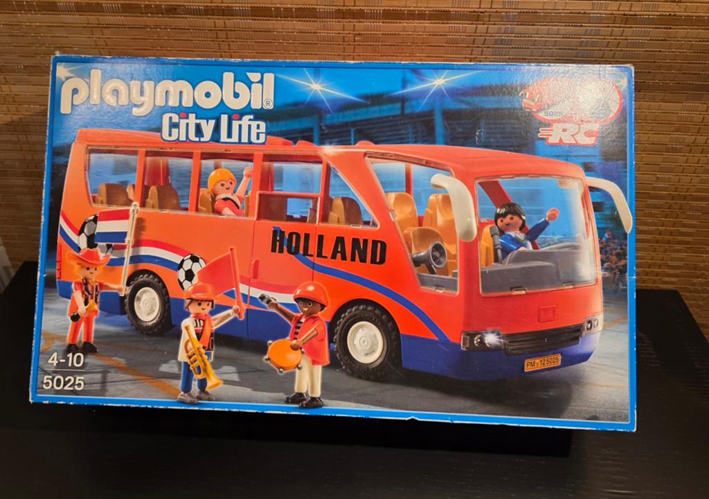 Playmobil City Life Holland Bus 5025 met figuren, Ophalen of Verzenden