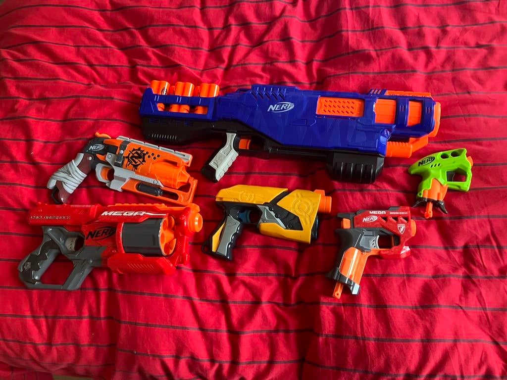 Collectie nerf guns (los verkrijgbaar), Ophalen of Verzenden, Zo goed als nieuw