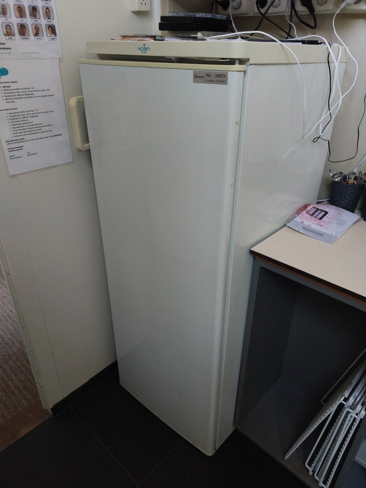 Koelkast, Ophalen, Gebruikt, 120 tot 140 cm, Minder dan 60 cm