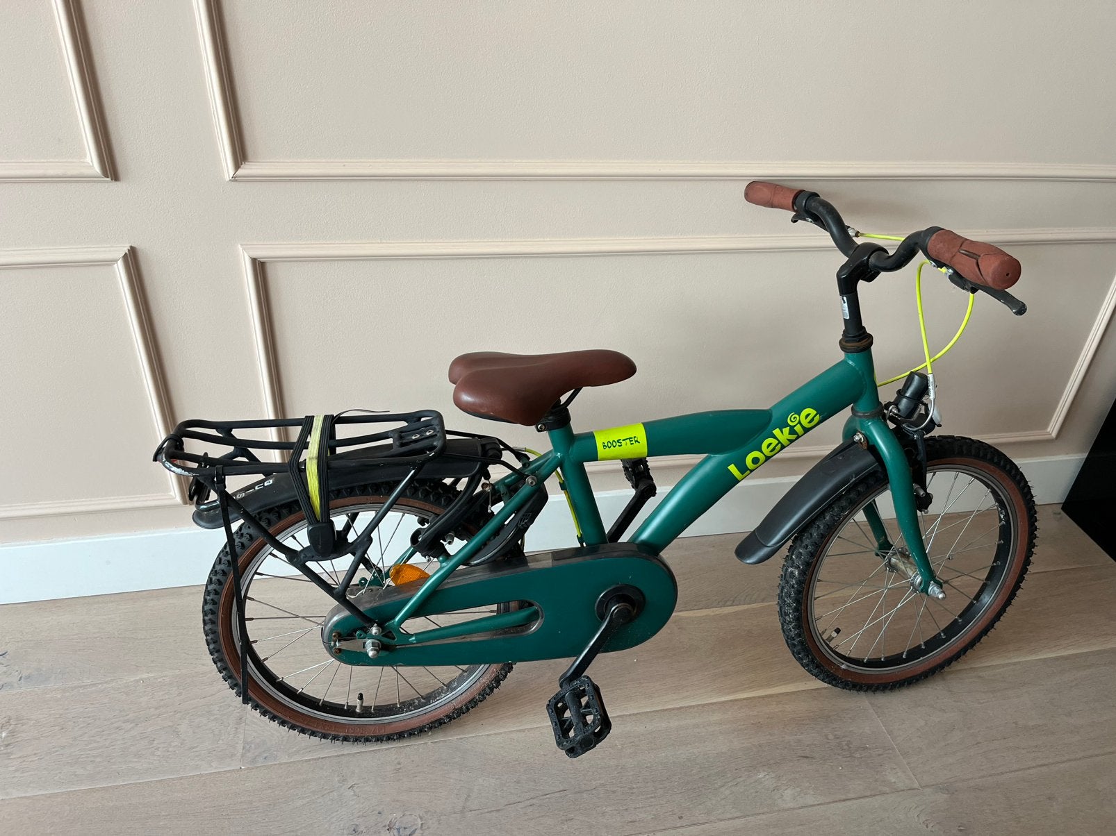 Loekie Booster Fiets 18inch, Ophalen of Verzenden, Zo goed als nieuw, 16 tot 20 inch