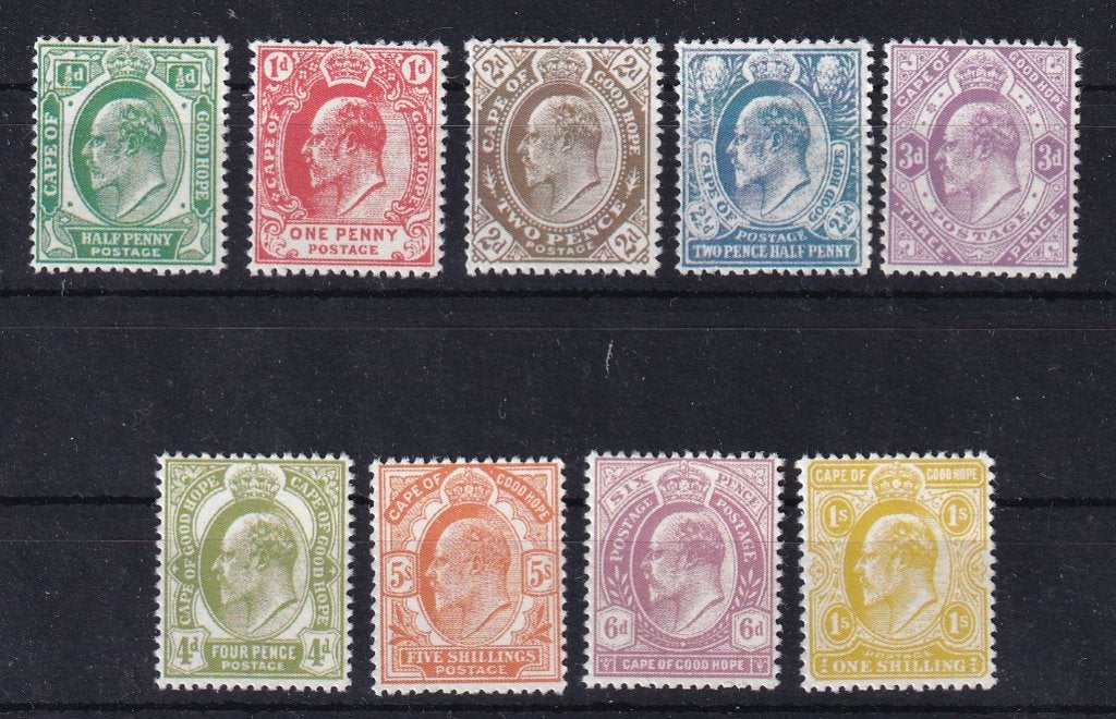 B175A) 1902 Cape of Good Hope serie zonder gom/garantie, Verzenden, Postfris