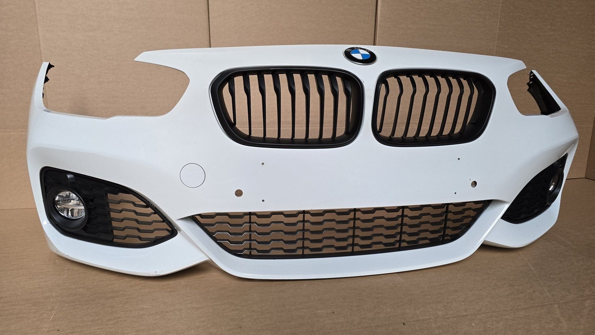 Voorbumper BMW 1 Serie F20 F21 LCI M Pakket 51118060283 A300, Gebruikt, -, Voor, Ophalen of Verzenden