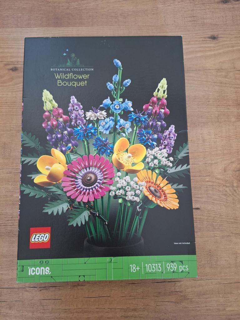 LEGO Icons 10313 Wilde Bloemen Boeket - Nieuw in doos, Lego, Nieuw, Ophalen of Verzenden, Icons