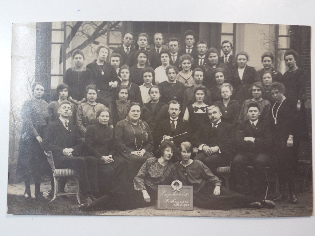 Fotokaart Uithuizen  Groningen Muziek, Verzenden, Voor 1920, Ongelopen, Groningen