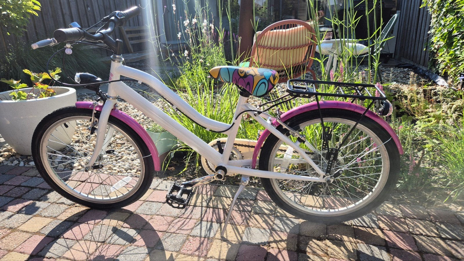 Stokvis Kinderfiets 20 inch met versnellingen en handrem, Ophalen, Gebruikt, Versnellingen, 20 inch