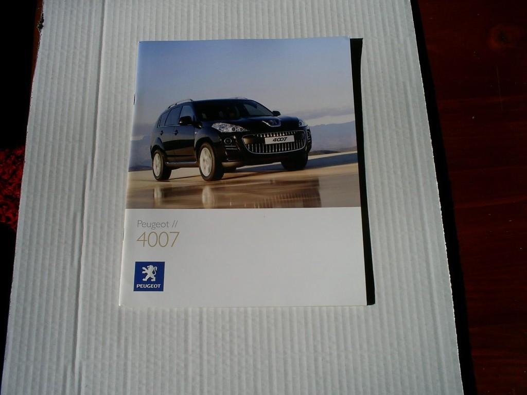 Peugeot // 4007 9 / 2007 36 pag., Verzenden, Zo goed als nieuw, Peugeot
