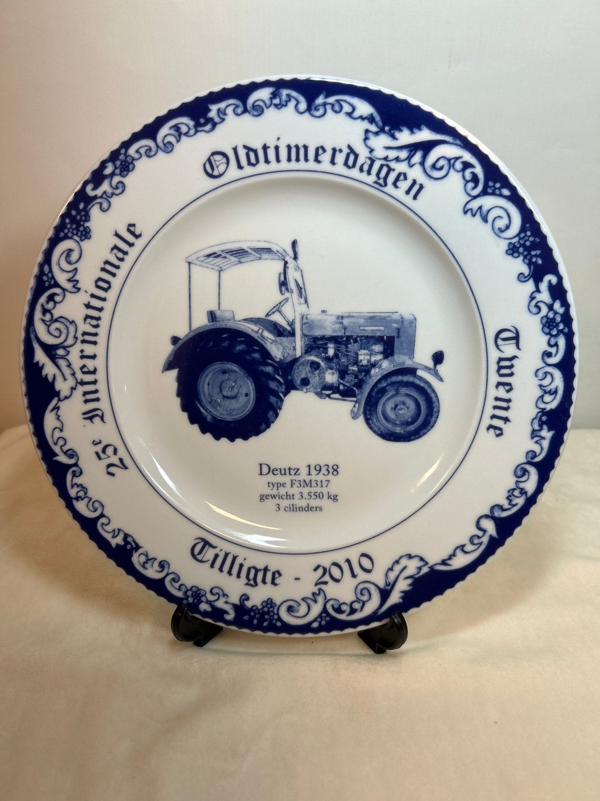 Deutz 1938 Oldtimerdagen Twente Sierbord Frans de Rover, Ophalen of Verzenden