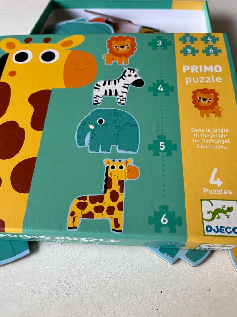 Primo puzzel in de jungle, Ophalen of Verzenden, Gebruikt, 6 maanden tot 2 jaar