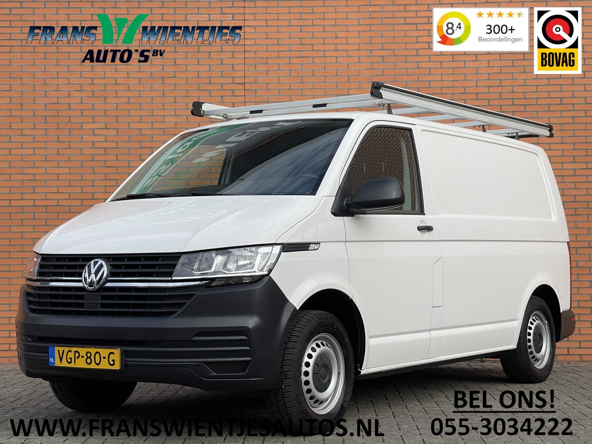 Volkswagen Transporter 2.0 TDI L1H1 28 | Trekhaak | Aircondi, Voorwielaandrijving, Stof, Gebruikt, 4 cilinders
