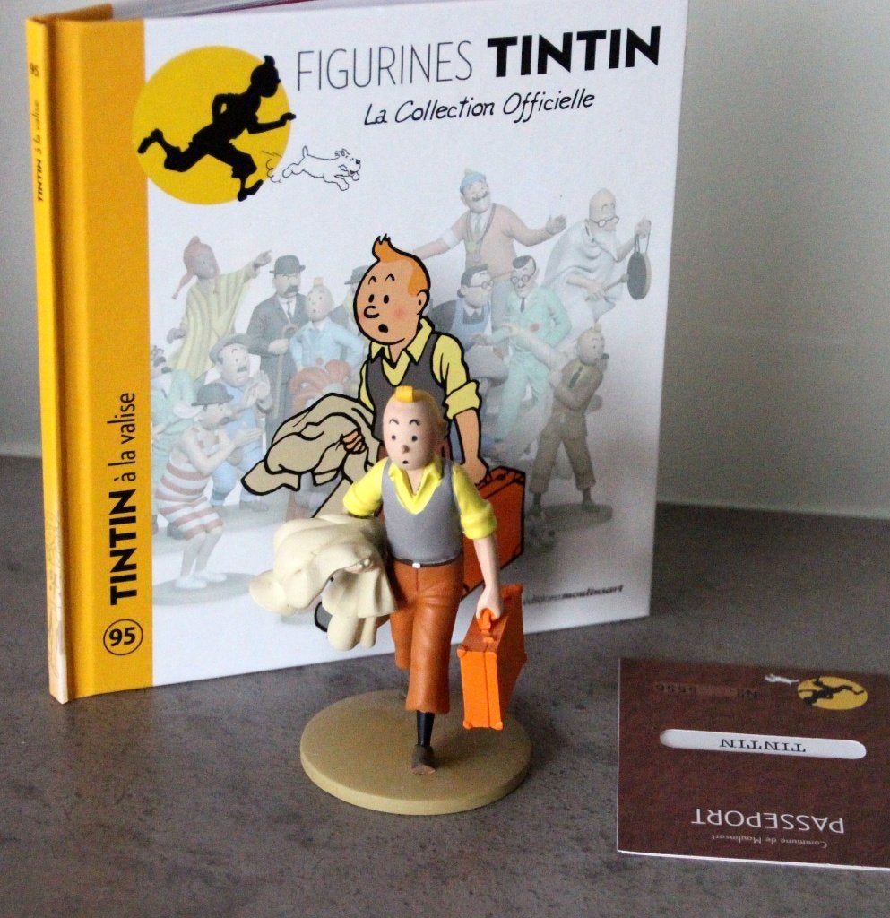 Moulinsart figurine n 95 Tintin Hergé Kuifje, Verzenden, Kuifje, Zo goed als nieuw, Beeldje of Figuurtje