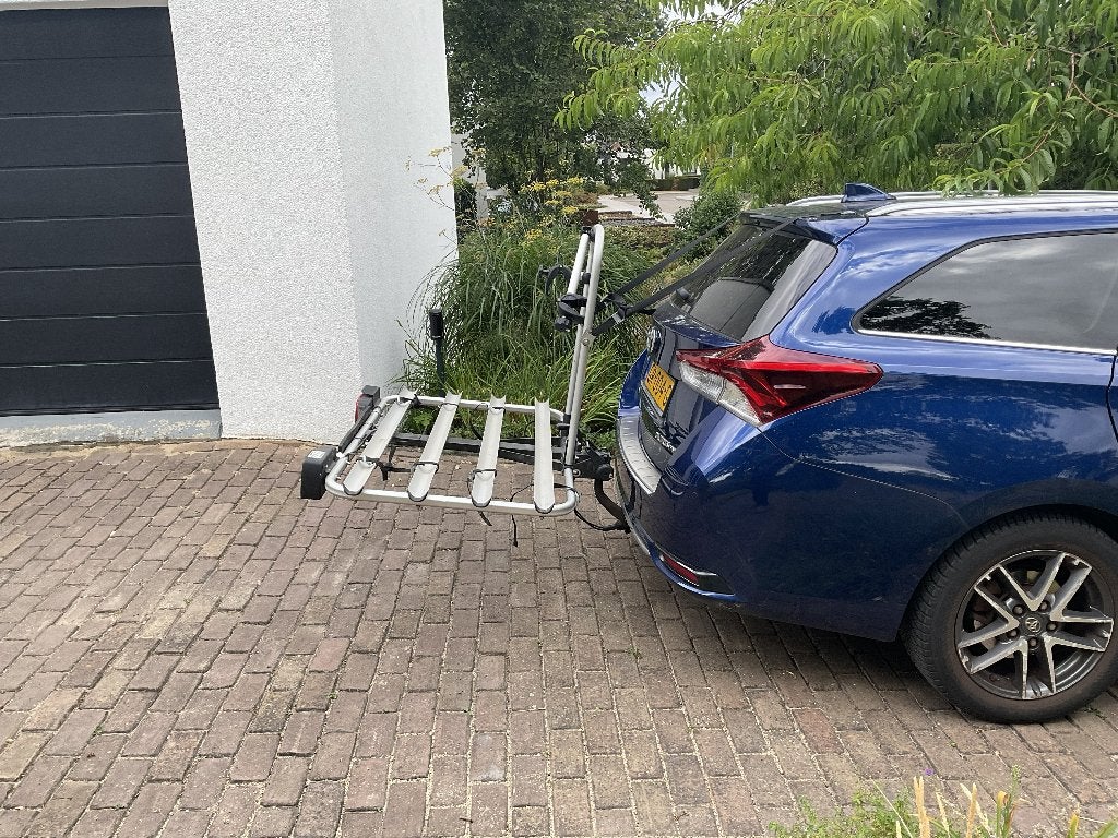 Fietsendrager te huur voor 4 fietsen (ook e-bikes), Ophalen, 3 fietsen of meer, Gebruikt, Trekhaakdrager