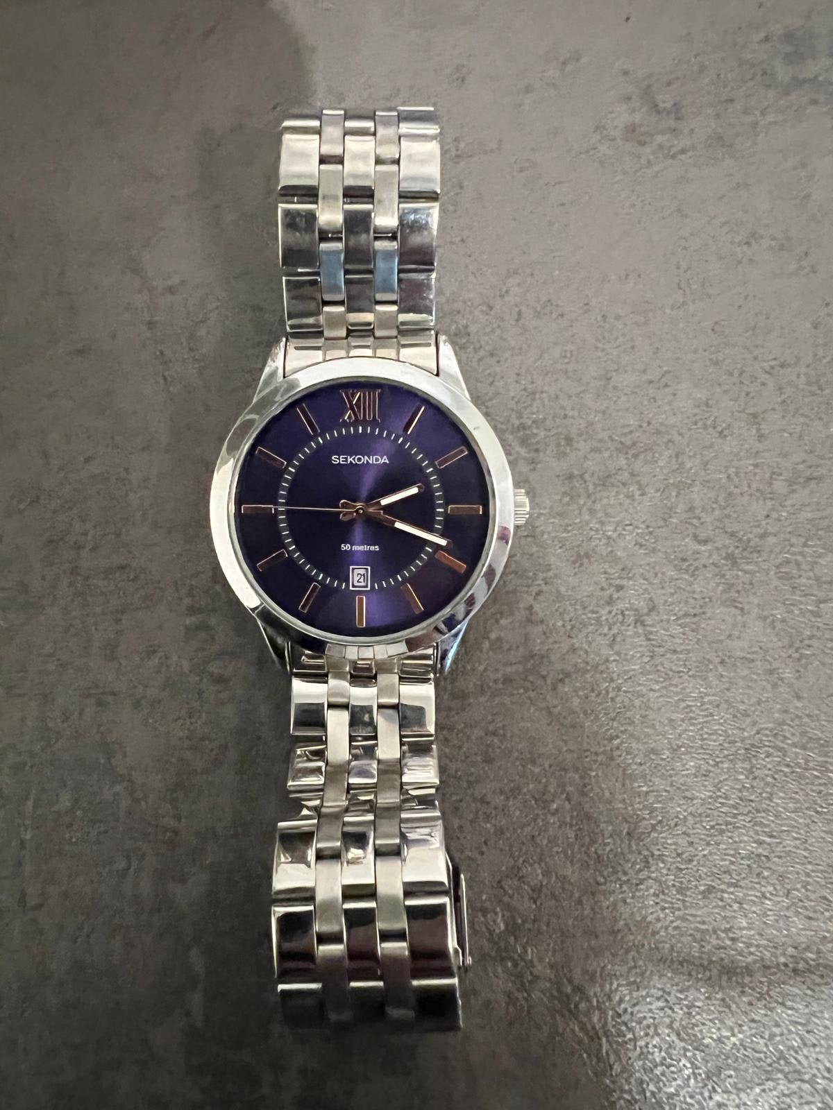Sekonda horloge, Staal, Gebruikt, Staal, Polshorloge