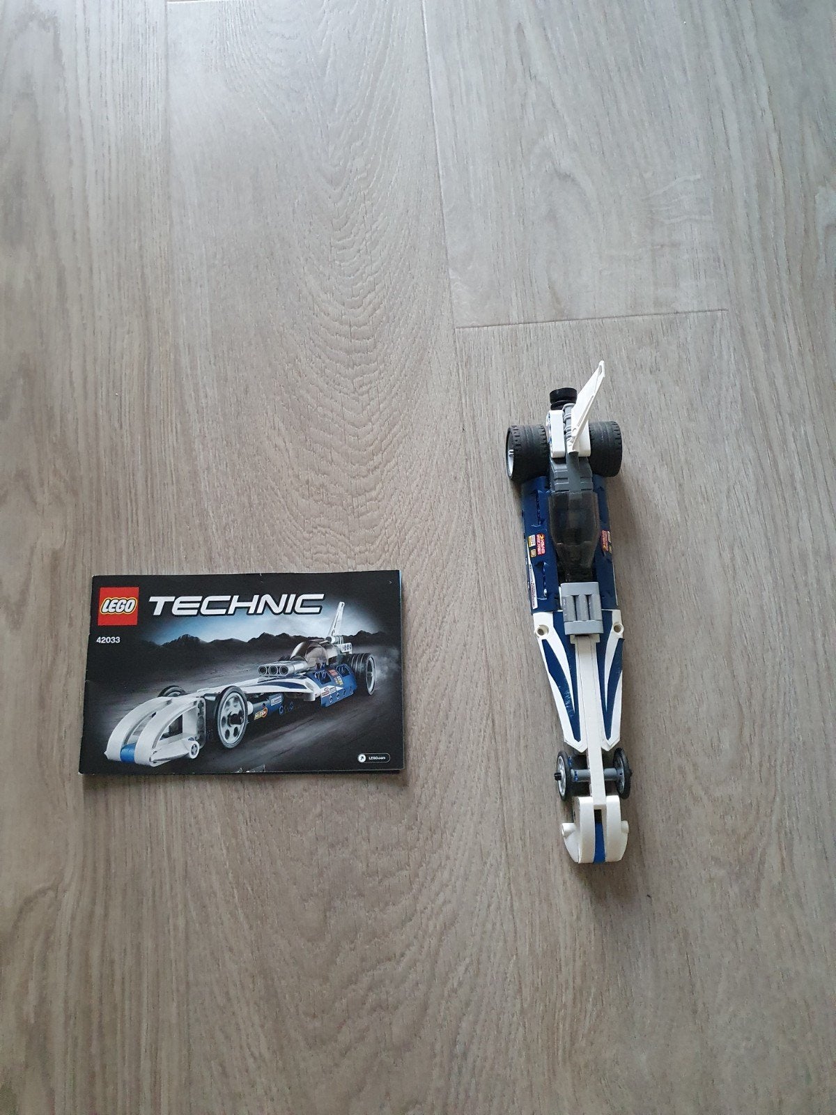 Lego Technic 42033 Pull Back Racer - Snelle Raceauto, Ophalen of Verzenden, Zo goed als nieuw, Complete set, Lego