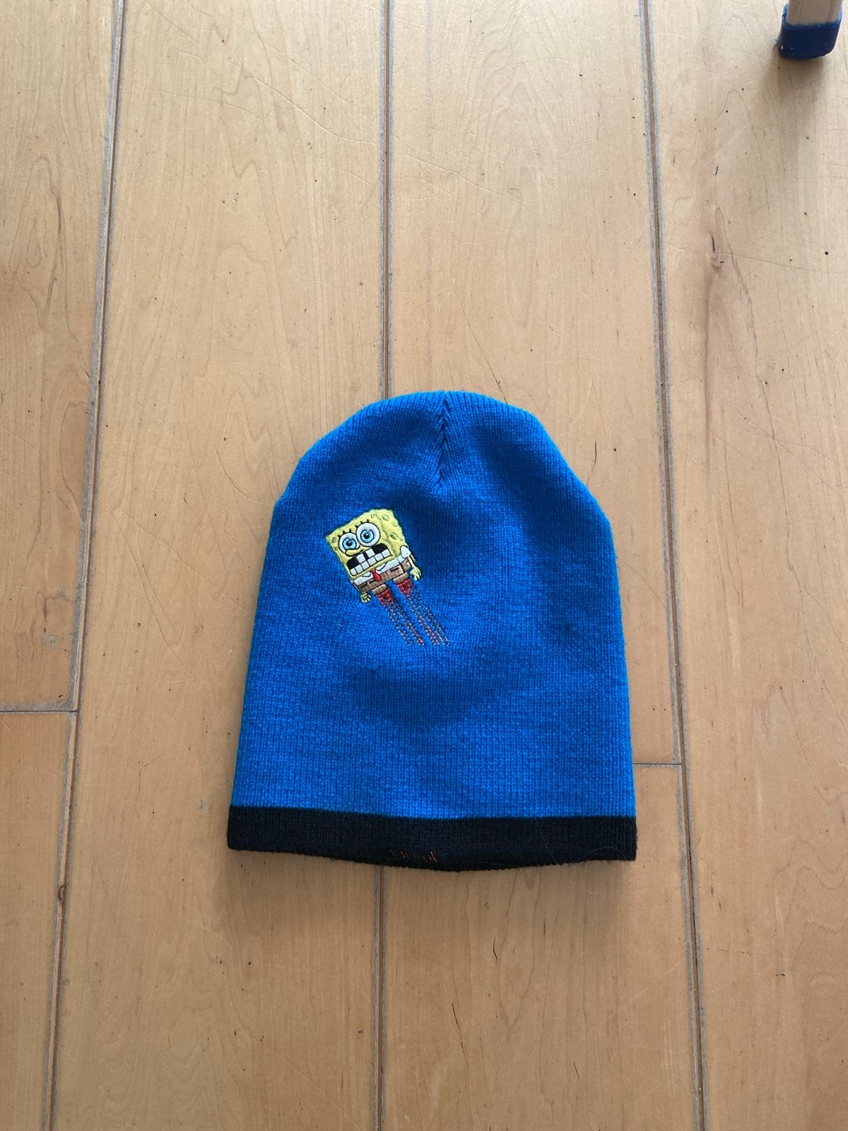Blauwe SpongeBob muts, Ophalen, Gedragen, Maat 38/40 (M), Muts