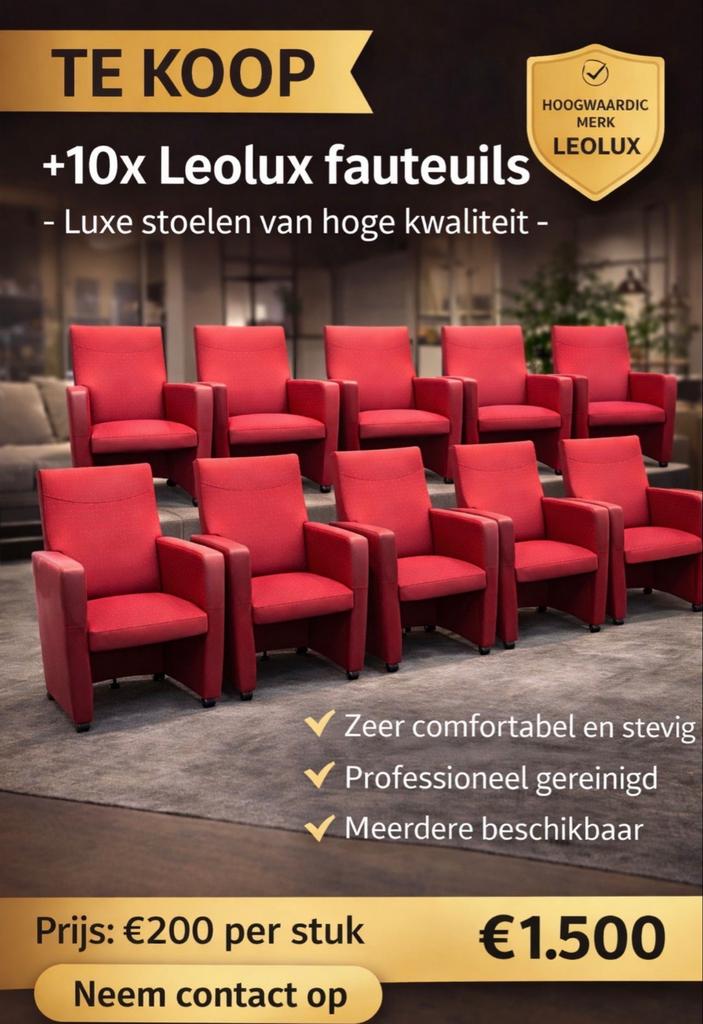 Leolux Eetkamerstoelen - Luxe en Comfortabel, Minder dan 75 cm, Ophalen of Verzenden, Zo goed als nieuw, Stof