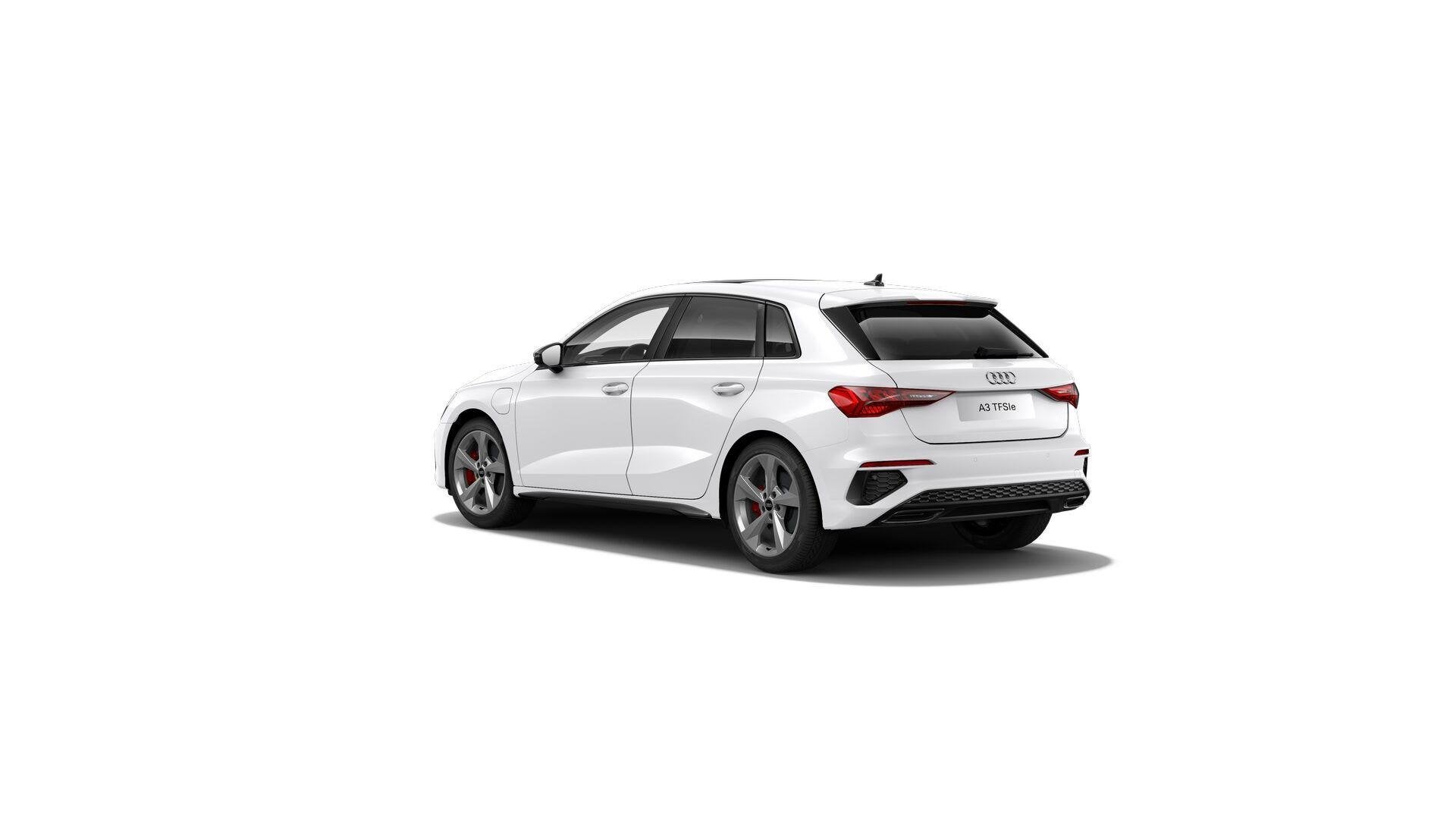 Audi A3 Sportback 45 TFSI e S edition Competition 245 PK | S, Auto's, 12 maanden, Gebruikt, 4 cilinders, Wit