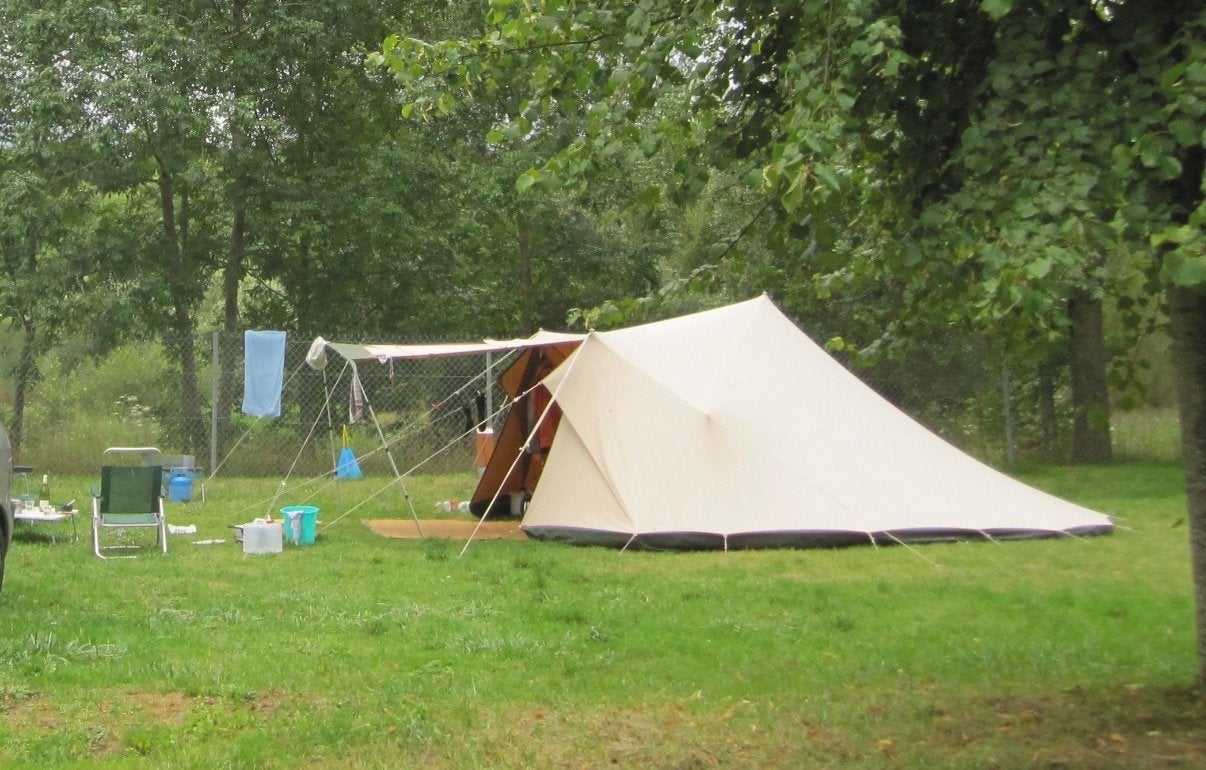 Prachtige Windroos van Slee licht katoenen tent, Caravans en Kamperen, Ophalen of Verzenden, Zo goed als nieuw, Tot en met 4