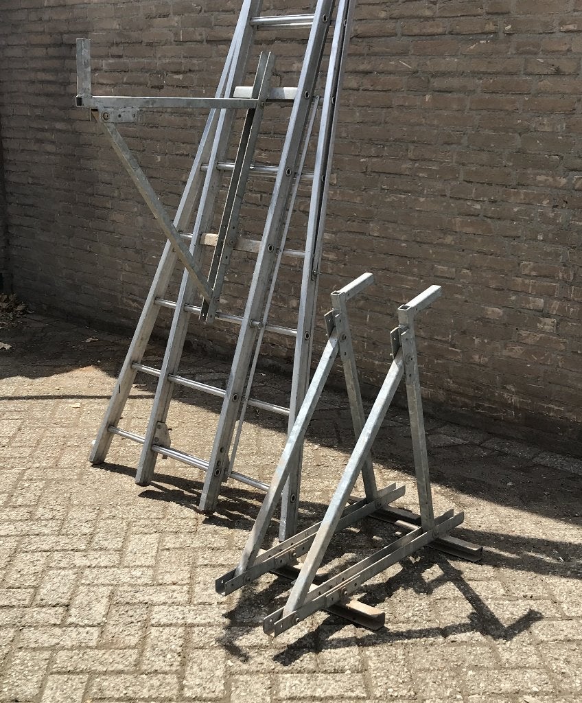 Stellinghaken, haken voor ladder, 3 stuks, 28x80x90 cm, Doe-het-zelf en Verbouw, Ladders en Trappen, Ophalen, Gebruikt, Minder dan 2 meter