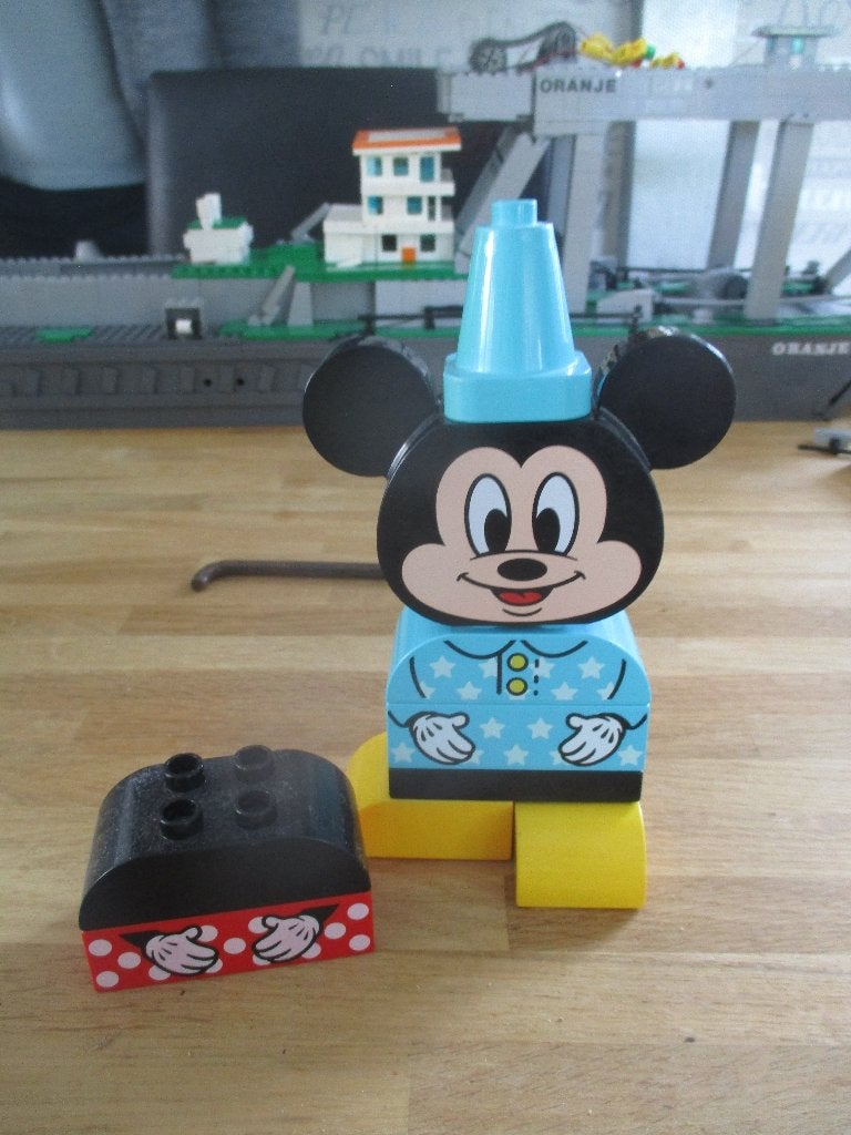 DUPLO SET MICKEY MOUSE, Ophalen of Verzenden, Zo goed als nieuw, Compleet, Complete set