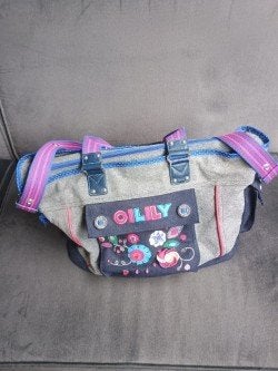 OILILY weekendtas, Sieraden, Tassen en Uiterlijk, Ophalen, Gebruikt, Grijs, Overige typen