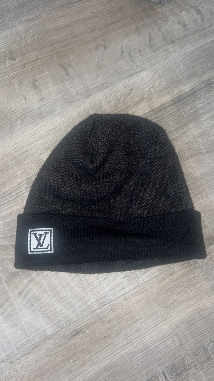 Zwarte Louis Vuitton Muts, Ophalen, Zo goed als nieuw, Muts