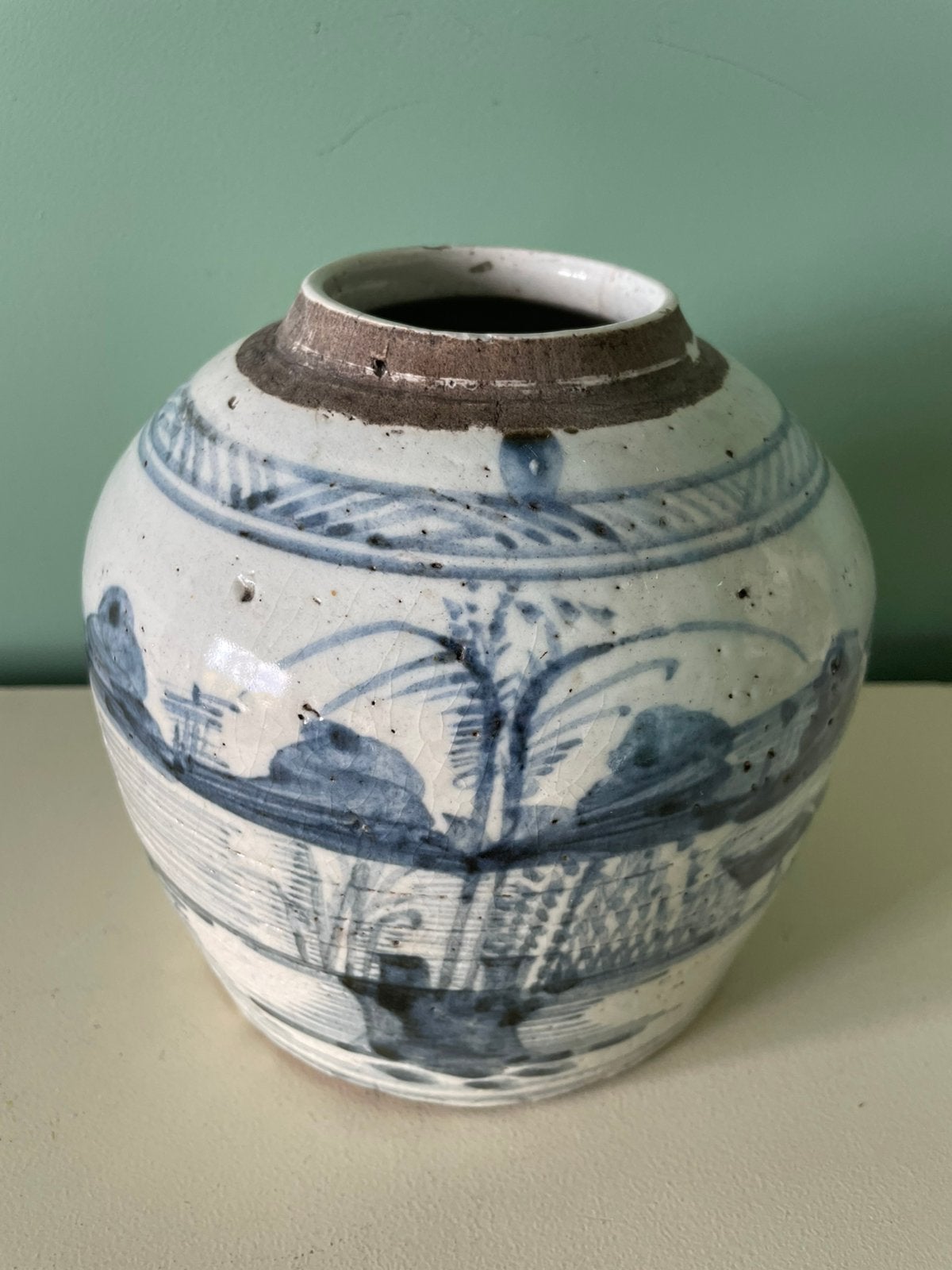Antieke Chinese gemberpot - Kanton/ Qing Dynastie - 19e eeuw, Antiek en Kunst, Ophalen of Verzenden