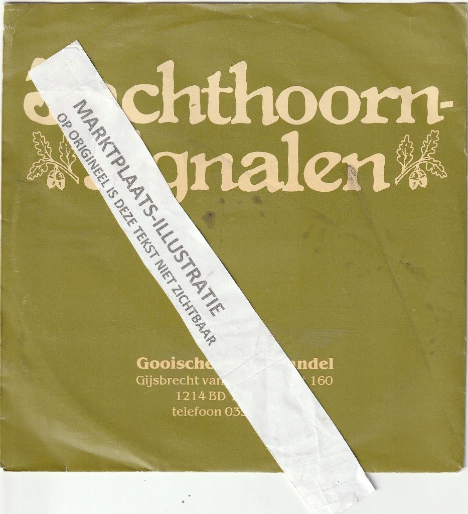 Jachthoornsignalen Gooise wapenhandel Hilversum zeldz vinyl, Ophalen, Niet van toepassing, Gelezen, Overige onderwerpen