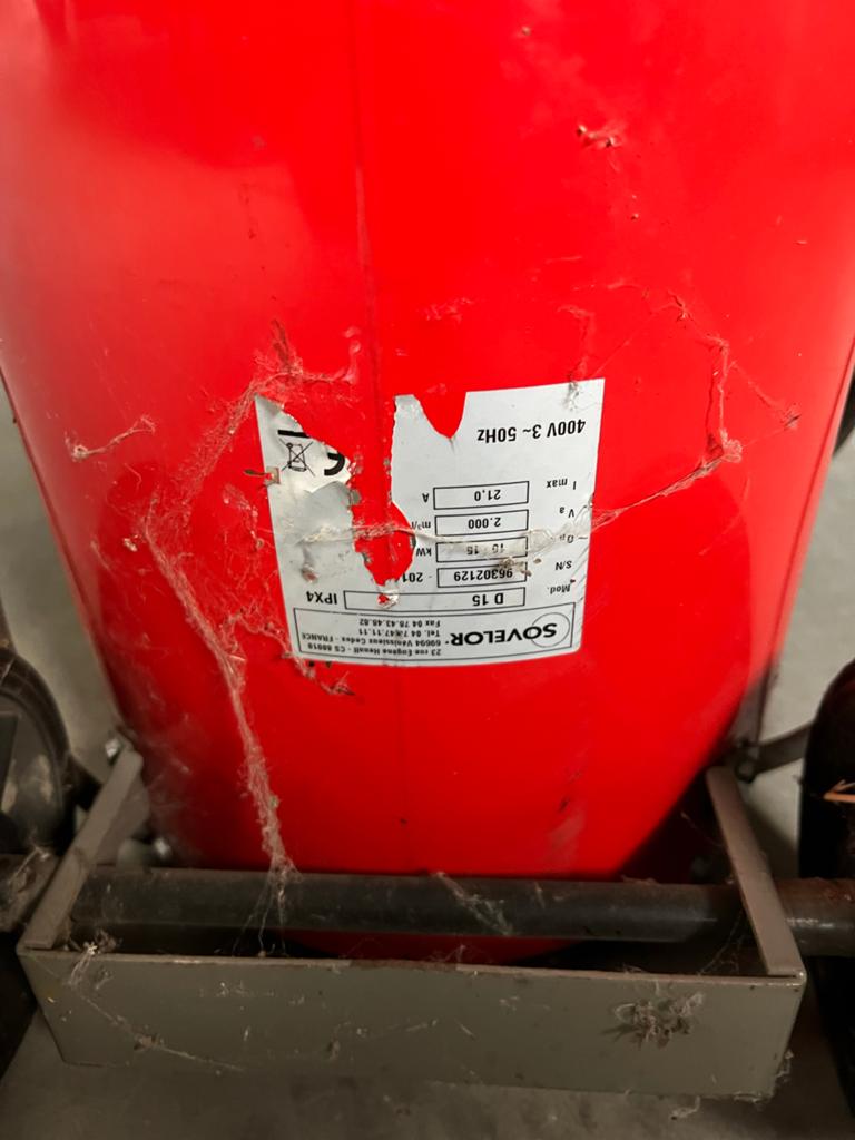 Elektrische bouwverwarming / kachel 15KW, Ophalen, 30 tot 80 cm, Gebruikt, Kachel