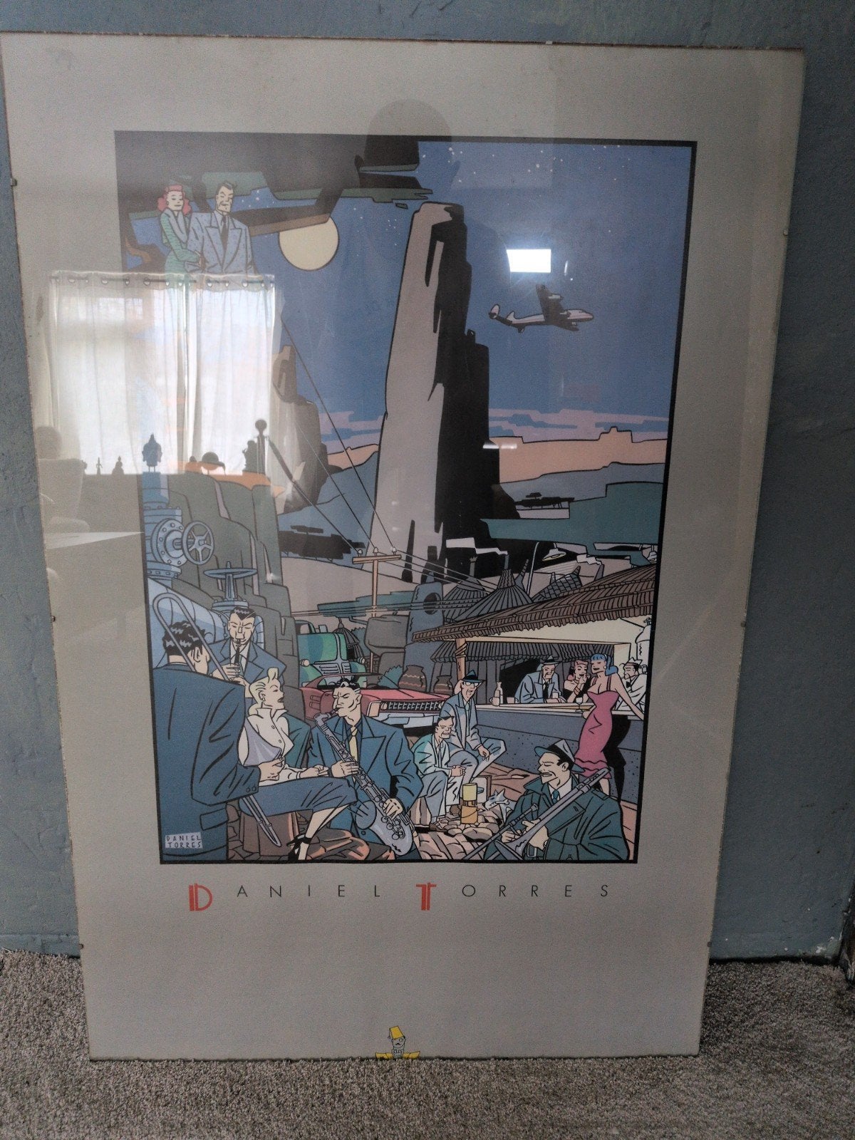 Daniel Torres Poster - Vintage Kunstprint, Gebruikt, Oorspronkelijke maker, Ophalen of Verzenden, Foto of Poster