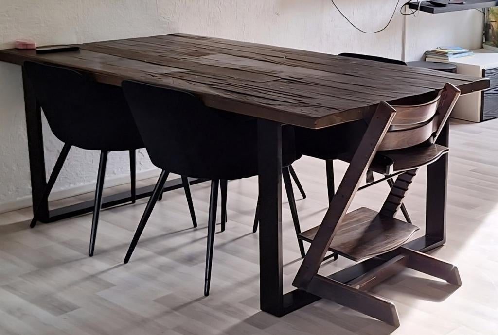 Eettafel goossens, Ophalen of Verzenden, Rechthoekig, 200 cm of meer, 50 tot 100 cm