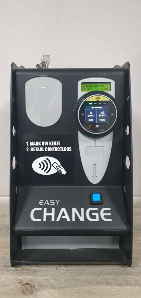 Wisselautomaat contactloos betalen, Verzamelen, Automaten | Overige, Ophalen, Zo goed als nieuw
