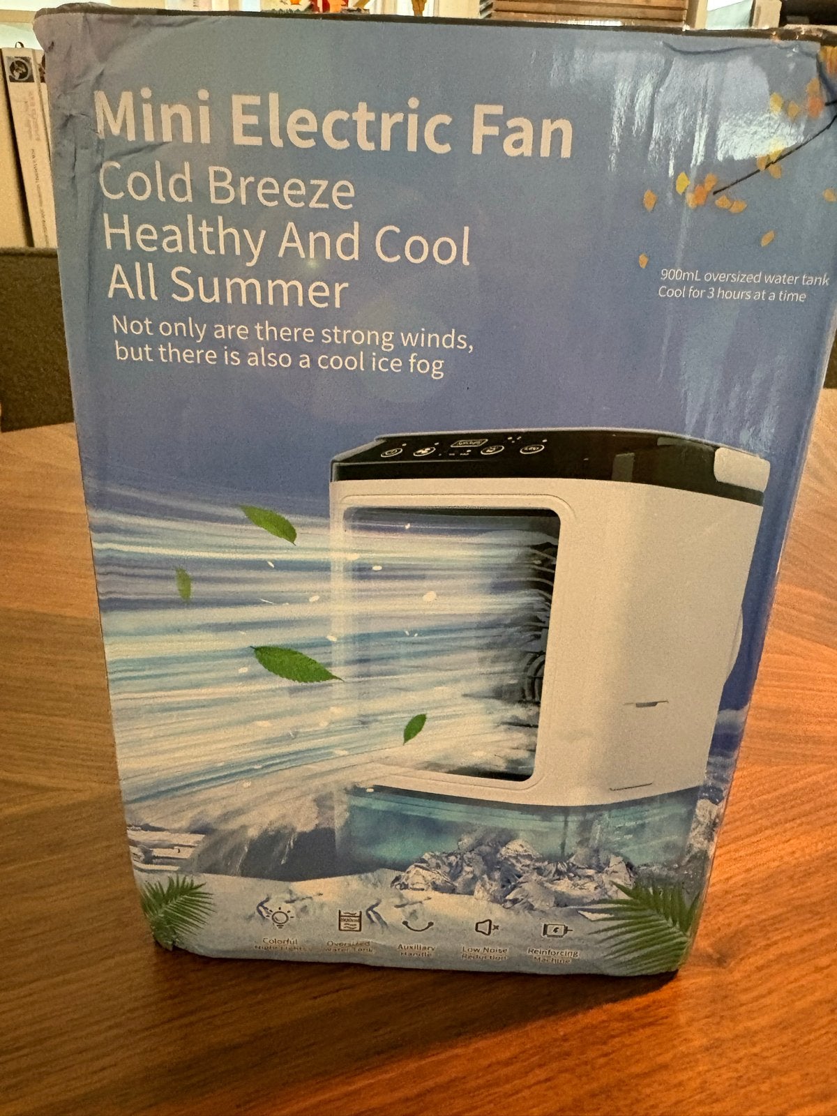 Mini Elektrische Ventilator - Koele Bries & IJsmist, Ophalen of Verzenden, Nieuw, Tafelventilator