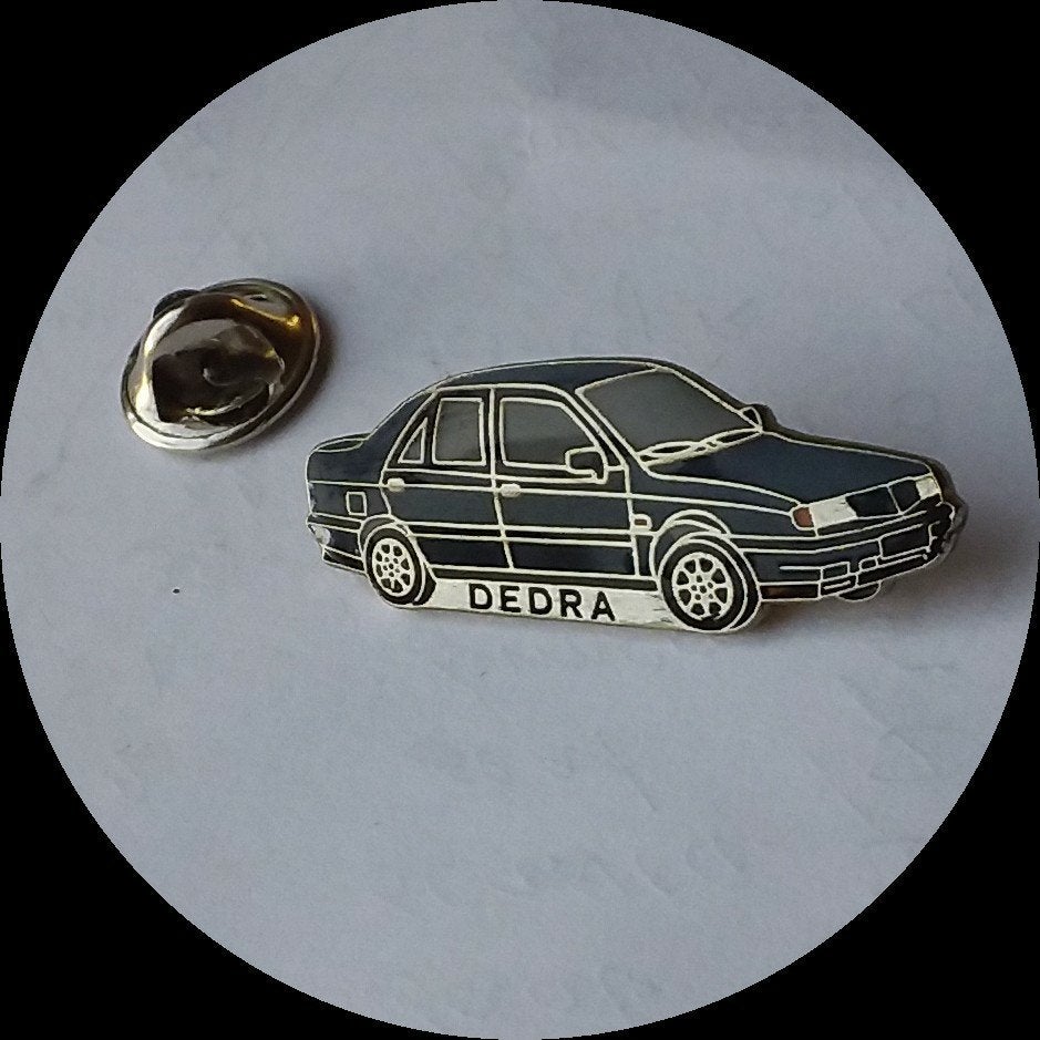 LANCIA DEDRA pin,blauw, Ophalen of Verzenden, Zo goed als nieuw, Transport, Speldje of Pin