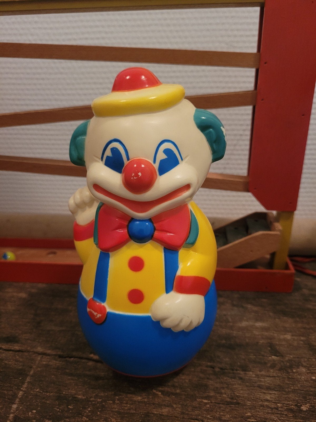 Vintage tuimelaar clown, Ophalen of Verzenden