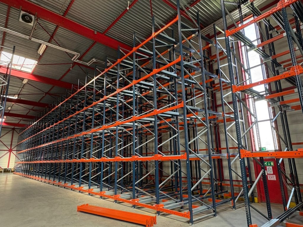 Mecalux Pushback Palletstelling - 640 Palletplaatsen, Ophalen of Verzenden
