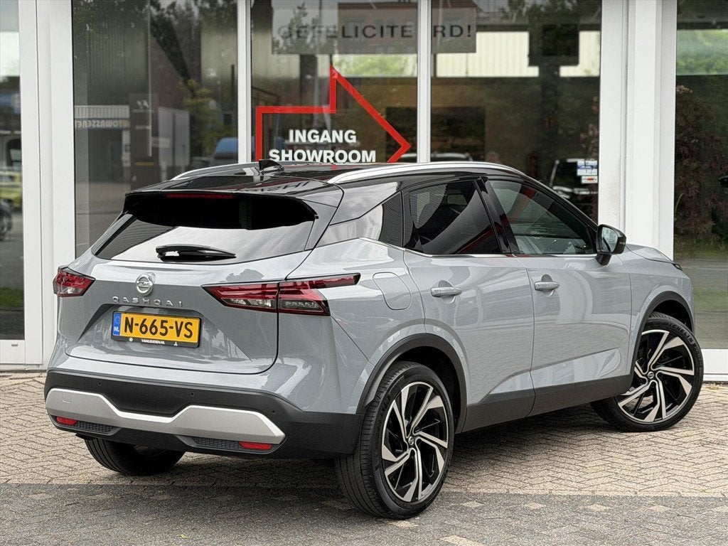 NISSAN Qashqai 1.3 Mild-Hybrid 158pk Xtronic Tekna Plus | Le, Traction-control, 75 €/maand, Hybride Elektrisch/Benzine, Qashqai