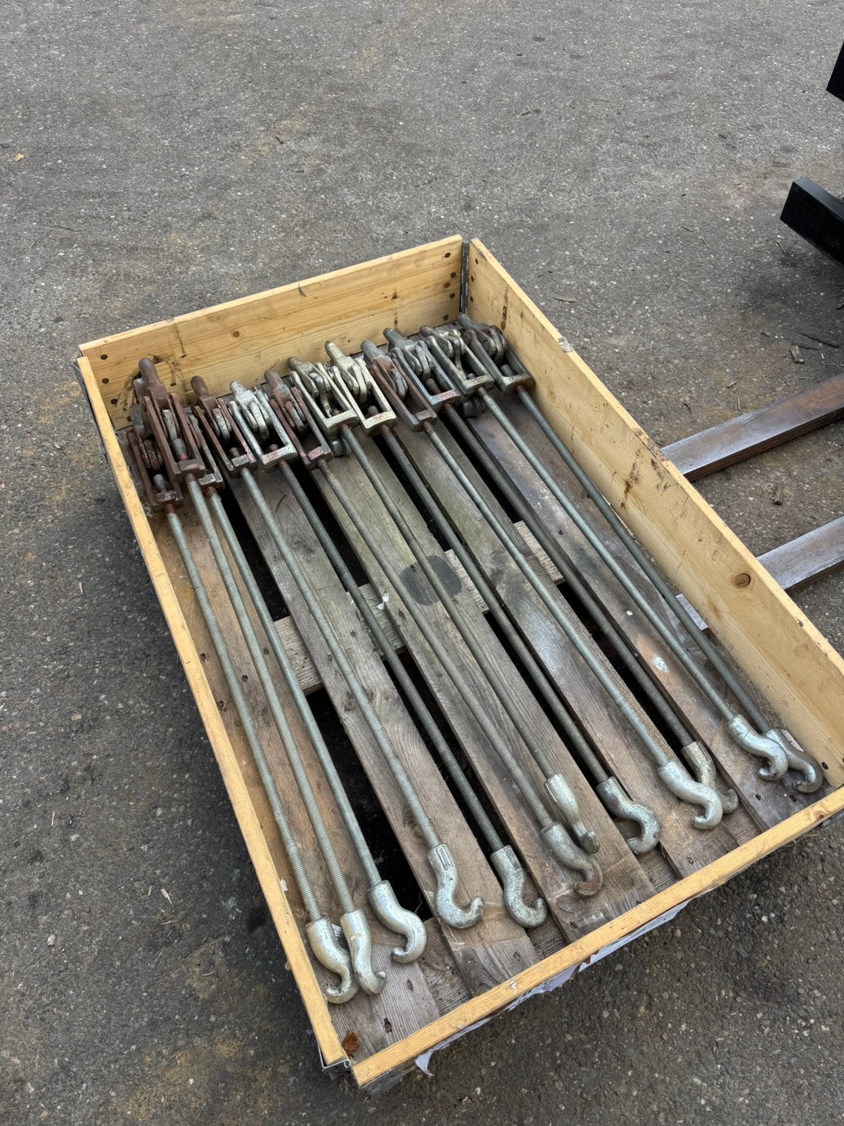 Dubbellucht haken GS Kock & Sohn, Ophalen