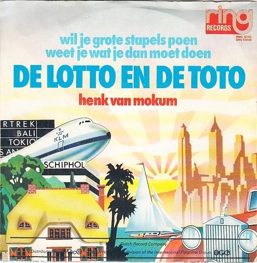 henk  van mokum - de lotto en de toto (piraat/1977), 7 inch, Single, Ophalen of Verzenden, Zo goed als nieuw