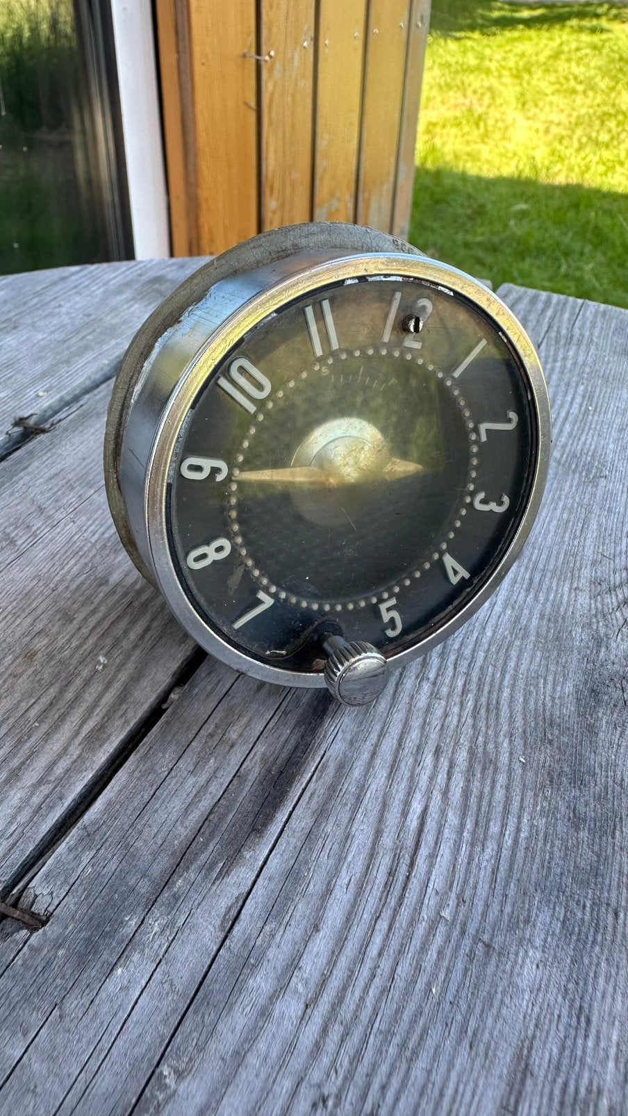 Originele Vintage Dashboard Klok(1955-1962) Chevy / Corvette, Chevrolet, Klokstraat, Ophalen of Verzenden, Klok