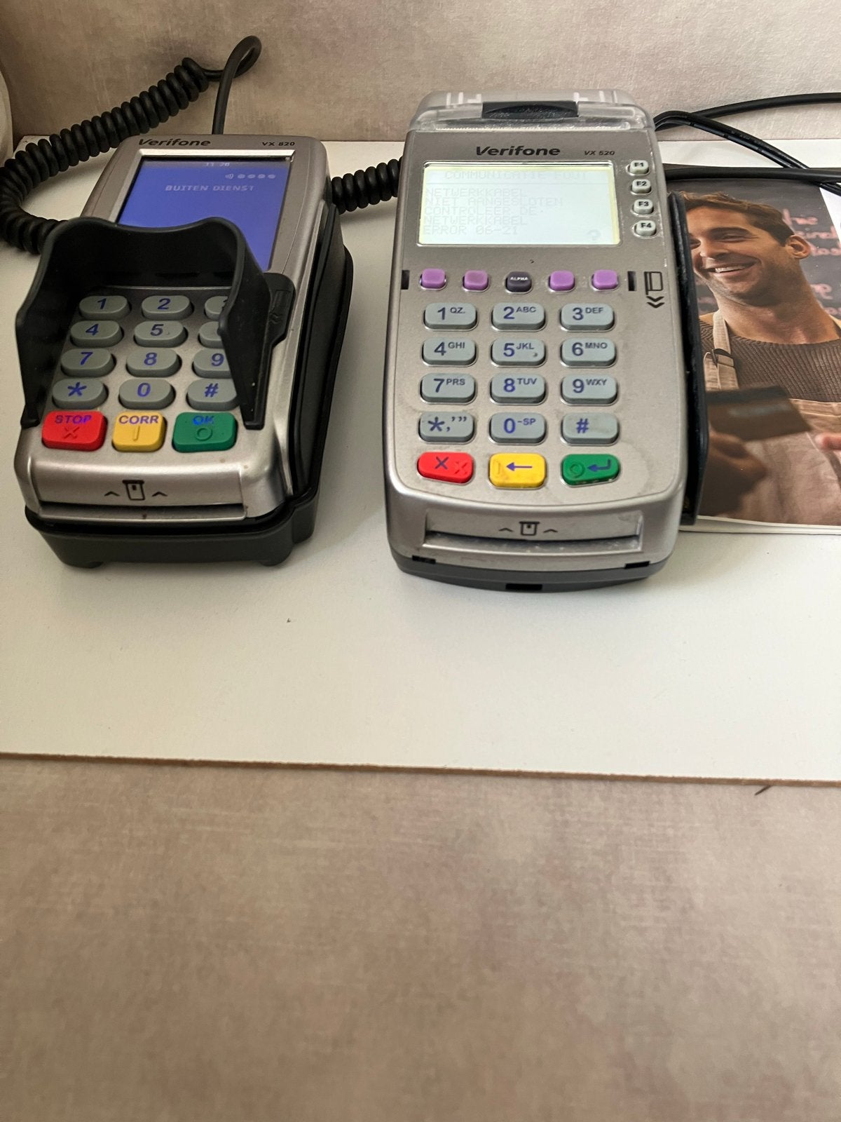 Verifone pinapparaat VX 520 en VX 820 set, Ophalen of Verzenden