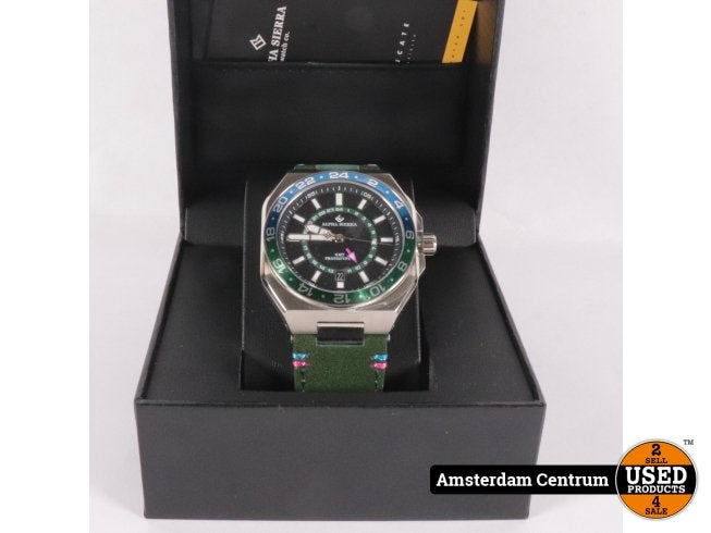 Alpha Sierra Prototype NO.06 - ZGAN, Alpha Sierra, Zo goed als nieuw, https://alphasierrawatches.com/pages/contact, Nobelstraat 31, 3846 CE Harderwijk
