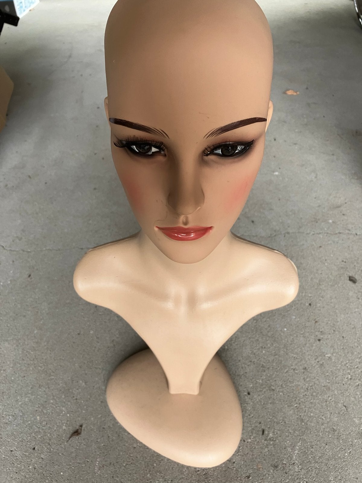 Etalagepop Hoofd - Vrouwelijke Mannequin Buste, Ophalen of Verzenden