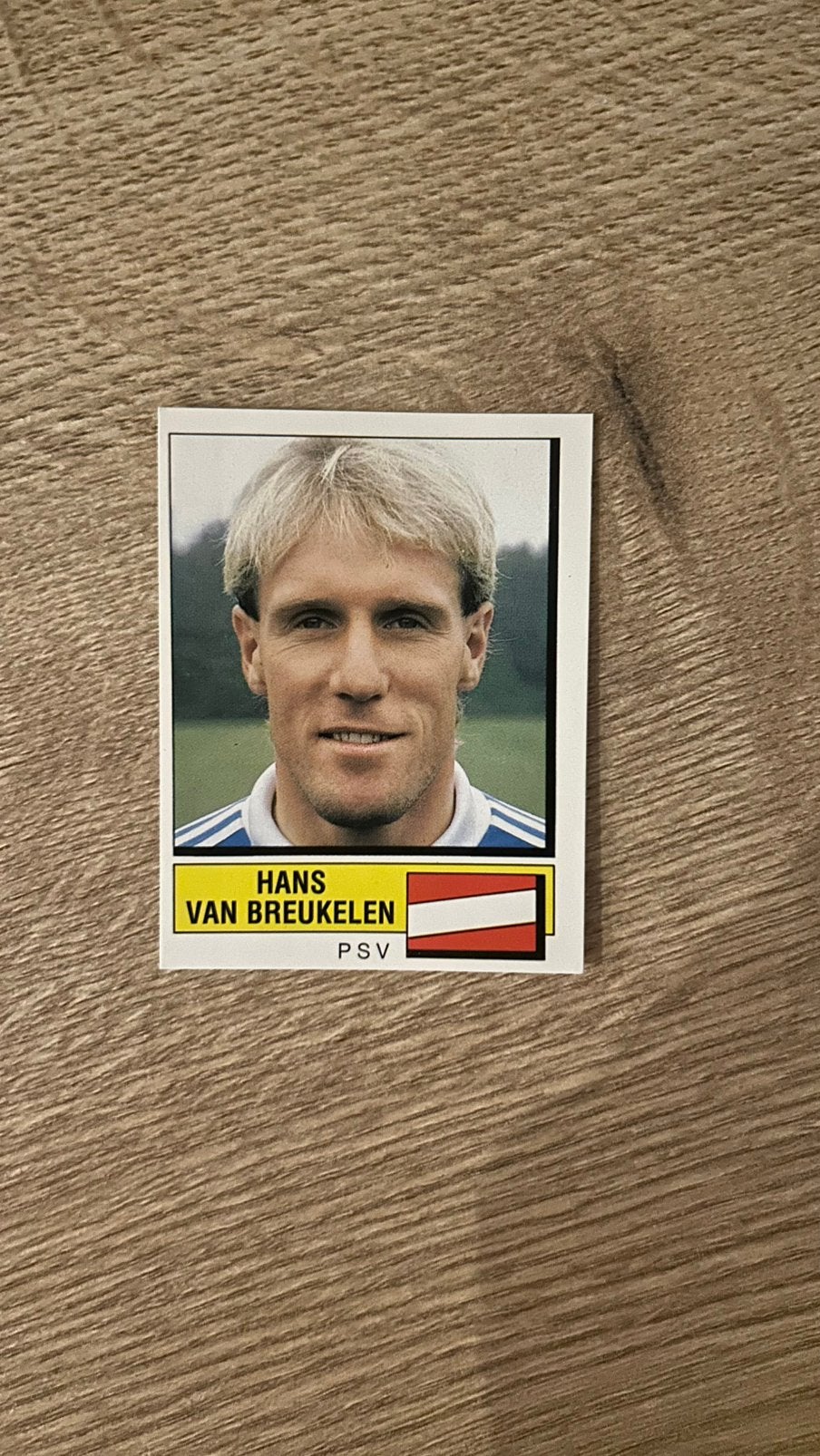 Panini Voetbal 88 plaatje Hans van Breukelen PSV, Verzenden, Zo goed als nieuw, Sticker